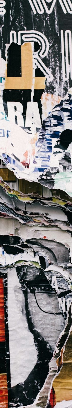 Plakatabrisse als Kunst